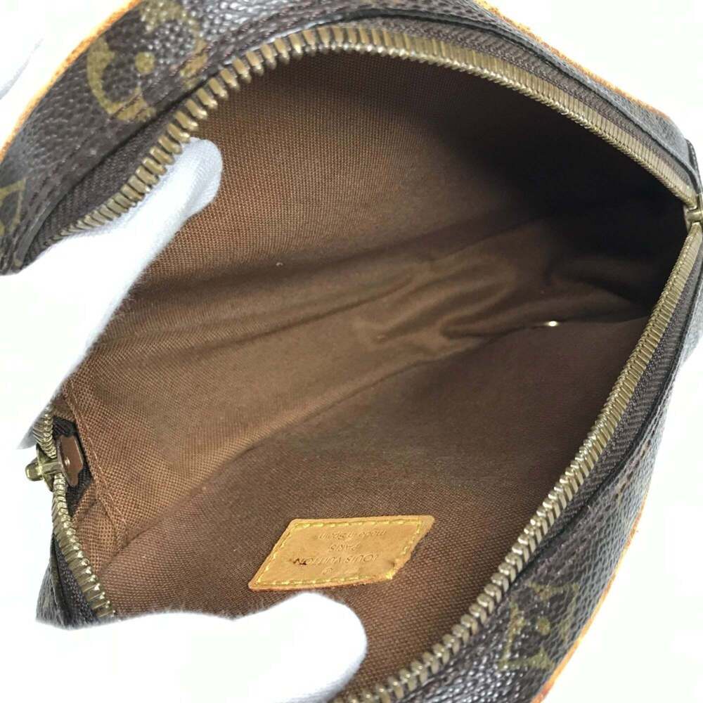 LOUIS VUITTON Authentic Brown Monogram Canvas Pochette Shoulder Bag - Picture 11 of 16